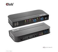 CLUB3D CSV-1382 switch per keyboard-video-mouse [kvm] Nero (Club3D KVM Switch 4K