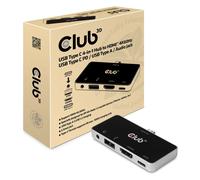 CLUB3D CSV-1591 Docking station USB 3.2 Gen 1 (3.1 Gen 1) Type-C Nero, Cromo - Nouvo