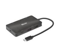 Club3D CSV-1598 USB Gen2 Type-C to Dual DisplayPort 4k60Hz 7-in-1 Portable Dock