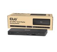 Club3D CSV-2540 14-1 USB-C - Docking station quad-display