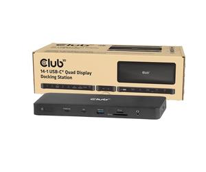 Club3D CSV-2540 14-1 USB-C - Docking station quad-display