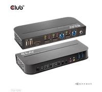 CLUB3D CSV-7210 switch per keyboard-video-mouse [kvm] Nero (Club3D KVM Switch 4K