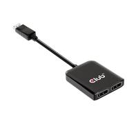 CLUB3D CSV-7220 Cavo video DisplayPort HDMI + DisplayPort da 1 m e adattatore Grigio - Nouvo