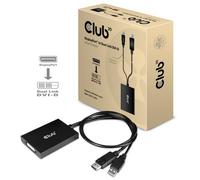 CLUB3D cac-1010 Displayport/usb DVI-I Daul link Nero, Bianco