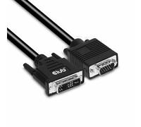 CLUB3D DVI-A TO VGA CABLE M/M 3m/ 9.8ft 28 AWG DVI-D Nero (Club 3D - video adapter cable - DVI-A)