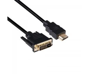 CLUB3D DVI-D TO HDMI 1.4 CABLE M/M 2M 6.56FT