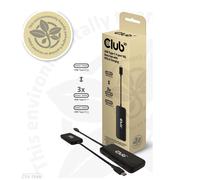 Club3D HUB USB CSV-1548 Interfaccia 4 Porte Type-C Nero