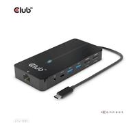 CLUB 3D HUB USB GEN1 TYPE-C 7-in-1 2x HDMI, 2x USB GEN1 TYPE-A, 1x RJ45, 1x 3.5mm Audio, 1x USB GEN