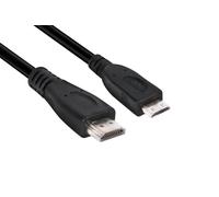 CLUB3D Mini HDMI to HDMI 2.0 4K60Hz Cable 1M / 3.28Ft (Club 3D CAC-1350 - HDMI-kabel - 1 m) NEW