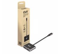 CLUB3D MST Hub USB3.2 Gen2 Type-C (DP Alt-Mode) a DisplayPort + HDMI 4K60Hz