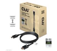 CLUB 3D CAC-1372 - Cavo HDMI ad alta velocità, 10 K, 120 Hz, colore: Nero