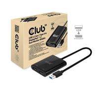 CLUB3D USB-A A DISPLAY PORT 1.2 DUAL MONITOR 4K 60Hz