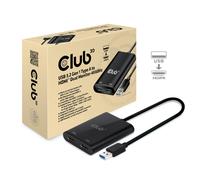 CLUB3D USB A to HDMI™ 20 Dual Monitor 4K 60Hz
