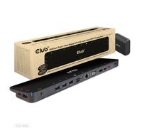 CLUB3D USB Gen1 Type-C Triple Display DP1.4 Alt mode Smart PD3.0 Charging Dock w