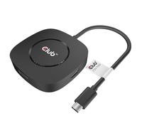 CLUB3D USB TYPE C 3.2 GEN1 MULTISTREAM TRANSPORT MST HUB DISPLAY PORT 1.4 TRIPLE MONITOR DisplayPort male Displayport female Ne