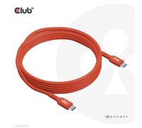 Club3d usb2 type-c bi-directional usb-if certified cable data 480mb, pd 240w(48v/5a) epr m/m 3m / 9