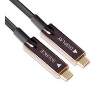 CLUB3D USB3.2 G2 TYPE-C ACT. OPT. Cavo A/V M/M 20M USB 3.2 Gen 2 (3.1 Gen 2) USB C Nero - Nouvo