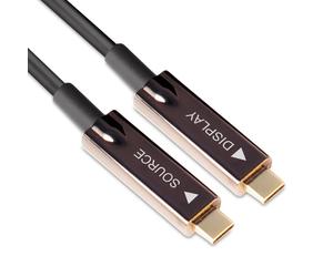 CLUB3D USB3.2 G2 TYPE-C ACT. OPT. Cavo A/V M/M 20M USB 3.2 Gen 2 (3.1 Gen 2) USB C Nero - Nouvo