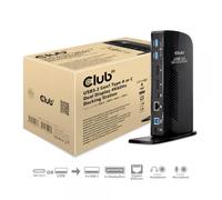 CLUB3D USB3.2 Gen1 Type A or C Dual Display 4K60Hz Docking Station DisplayLink®