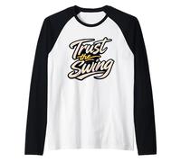 Clubhouse Life, Golf Range Life Trust The Swing Golfers Life Maglia con Maniche Raglan