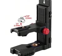Clubiona Base di supporto per livello laser con staffa magnetica a L per uso universale, resistente Specifica:Dimensioni dell'articolo: 65 x 140 x 175 mmAngolo regolabile: 360 gradiMateriale: plastica
