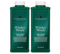 Clubman Reserve Whisky Woods Powder (9 once) - 2 pacchetto