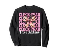 Cluck Yeah I Love Chickens Funny Chicken Farm Chicken Girl Felpa