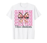 Cluck Yeah I Love Chickens Funny Chicken Farm Chicken Girl Maglietta