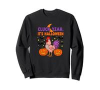 Cluck Yeah Its Halloween divertente gallina gallo design Felpa