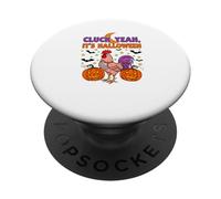 Cluck Yeah Its Halloween divertente gallina gallo design PopSockets PopGrip Adesivo