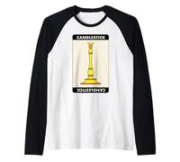 Clue Candlestick Maglia con Maniche Raglan