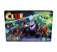 Clue: Disney Villains Edition, gioco da tavolo per bambini dagli 8 anni in su, gioco da 2 a 6 giocatori, divertente gioco per famiglie per fan Disney