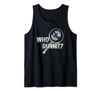 Clue Who Dunnit? Searching Clues Distressed Style Art Canotta