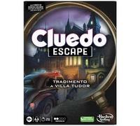 Cluedo escape - il tradimento a villa tudor refresh, un gioco di misteri ed enigmi in versione escape game, un gioco da tavolo cooperativo per famiglie, dai 10 anni in su, da 1 a 6 giocatori