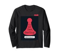 Cluedo Its all Lies Darling Clue Maglia a Manica