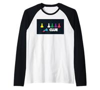 Cluedo One Down Clue Maglia con Maniche Raglan
