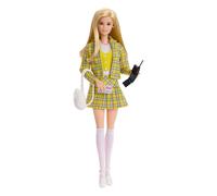 Barbie Signature - Clueless Cher, bambola da collezione 30° Anniversario, in abito a quadri giallo, zaino, telefono cellulare e foglio rosa inclusi, giocattolo per bambini, 6+ anni, JBJ34
