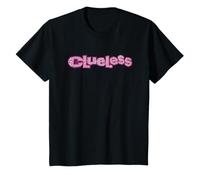 Clueless Diamante Rosa Film Testo Logo Bambini Maglietta