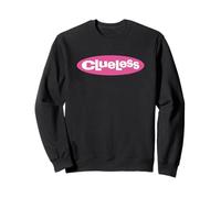 Clueless Rosa Bianco Classico Film Logo Felpa