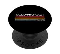 Cluj-Napoca Romania Design retrò città rumena souvenir PopSockets PopGrip Adesivo