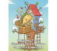 Clumsy Taco Treasure Hunt Coloring Pages - Treehouse Adventure (44 Pages): A Hilarious Creative Activity Book for Kids and Teens Featuring Funny Food Characters and Secret Hideouts