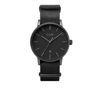 Cluse Black Leather Watch