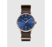 Cluse Brown Leather Dress Watch