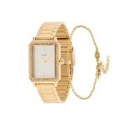 CLUSE Orologio analogico 'Fluette' oro / trasparente / bianco Donna CLUSE One Size