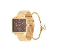 CLUSE Orologio analogico 'La Tétragone' oro / bordeaux Donna CLUSE One Size