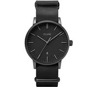 Cluse Black Leather Watch