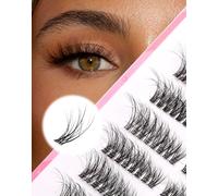 Cluster Cat Eye - Fascia di estensione sottile e soffice 3D C Curl Volume 3/4 S, 7 paia