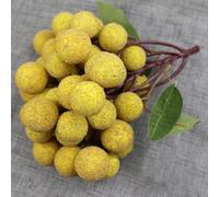 Cluster di frutta Longan artificiale per lo styling degli alimenti Display al dettaglio Decorazione domestica Fotografia Setup e Visual Merchandising