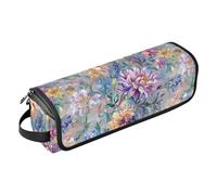 Cluster of Flowers Borsa da viaggio per strumenti per capelli da donna con cuscinetto resistente al calore Strumenti di riscaldamento Borsa da viaggio Organizer per utensili caldi e accessori per la