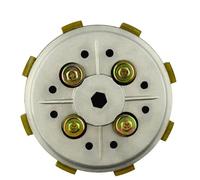 Clutch Drum Assembly Set 4 Friction 3 Iron Plates Compatible YBR125 2002-2013